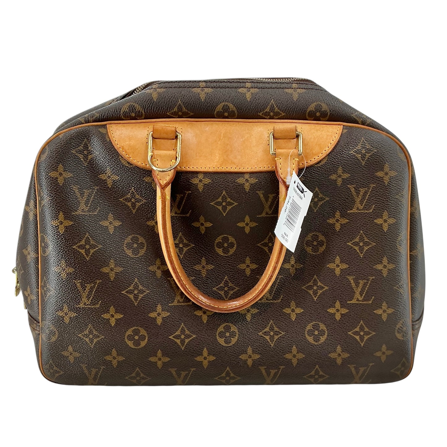 Louis Vuitton Monogram Deauville Bowling Vanity Handbag