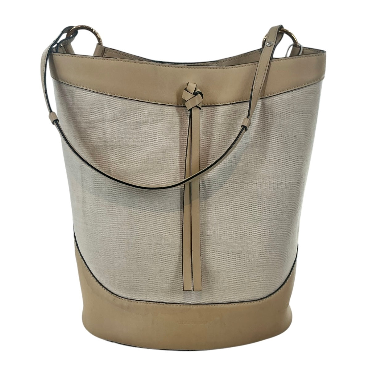 Ulla Johnson Esme Canvas & Leather Bucket Bag