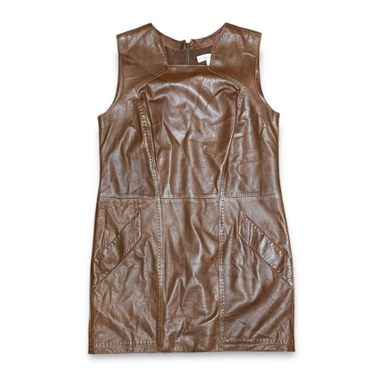 Oscar De La Renta Leather Dress