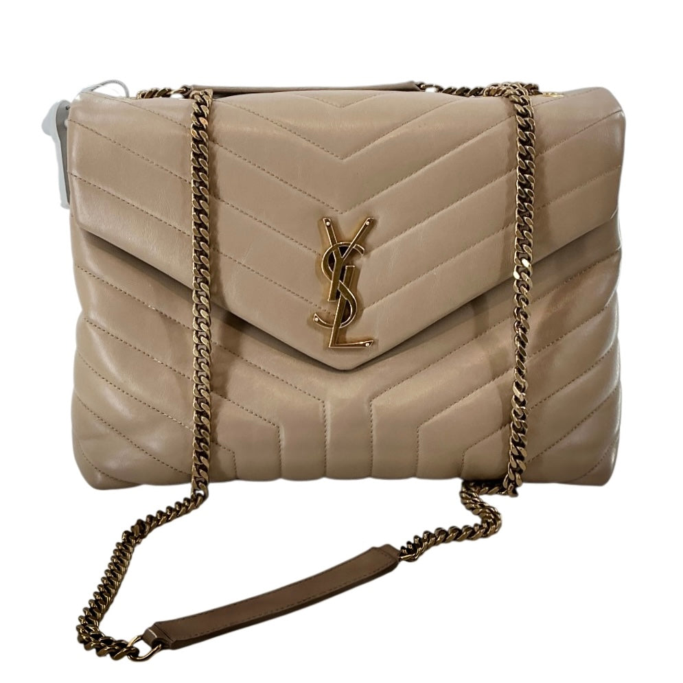 Saint Laurent Medium Loulou Monogram Matelassé Chain Bag