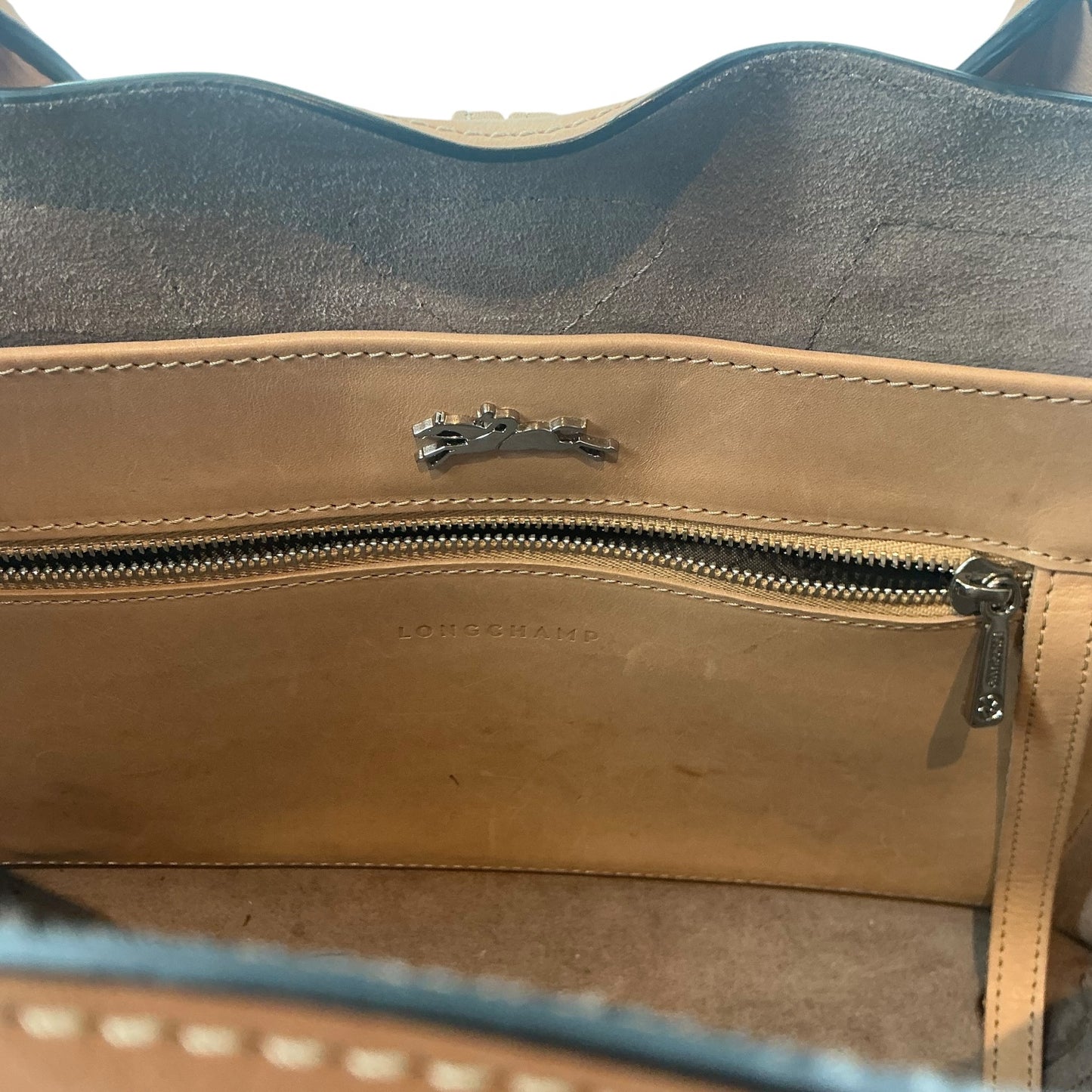 Longchamp Roseau M Leather Handbag