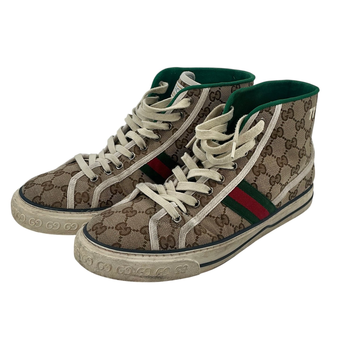 Gucci Tennis 1977 GG Supreme High-Top Sneakers