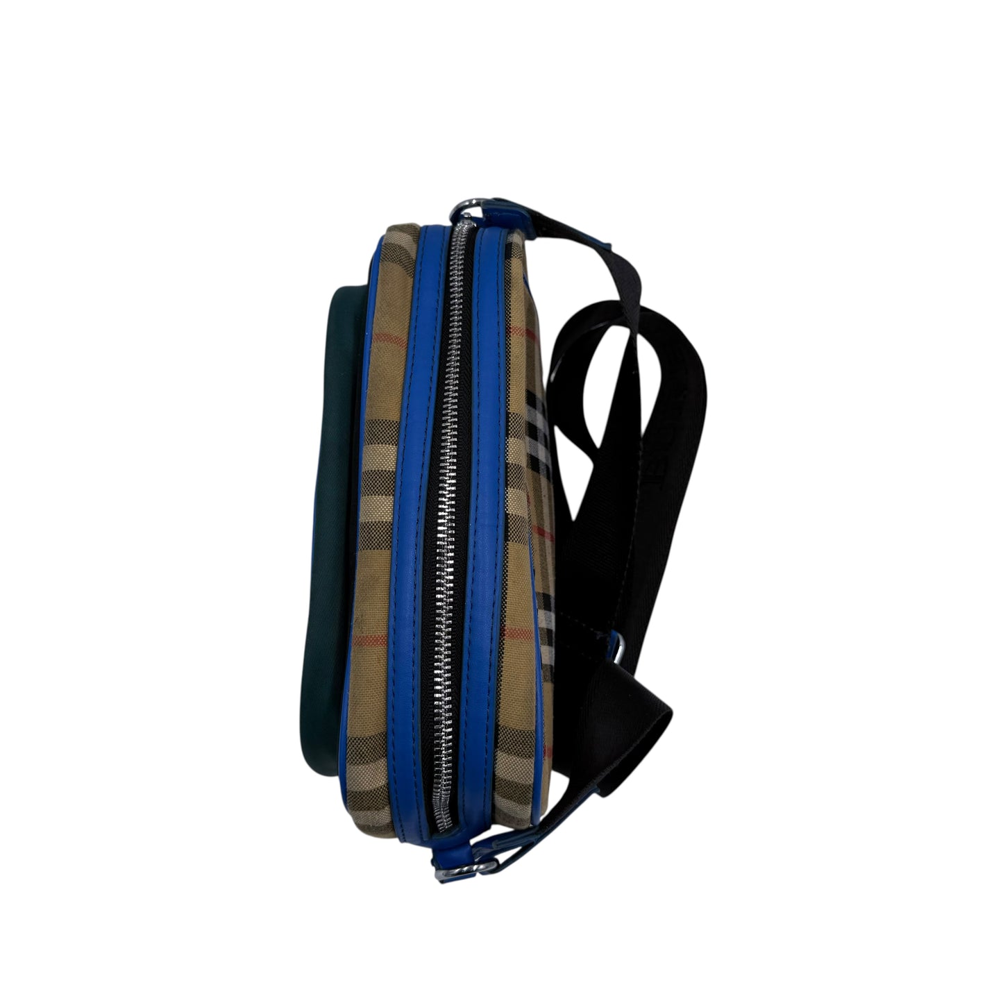 Burberry Paddy Green Blue Check Bag