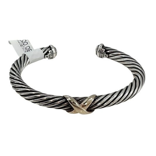 David Yurman X Classic Cable Station Cuff Bracelet