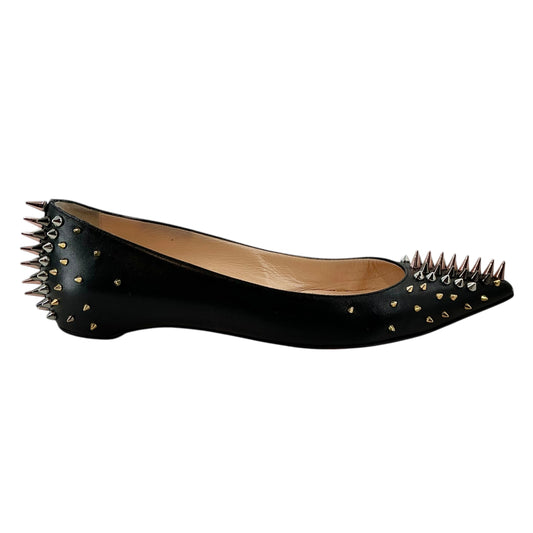 Christian Louboutin Goldoflat Spiked Leather Flats