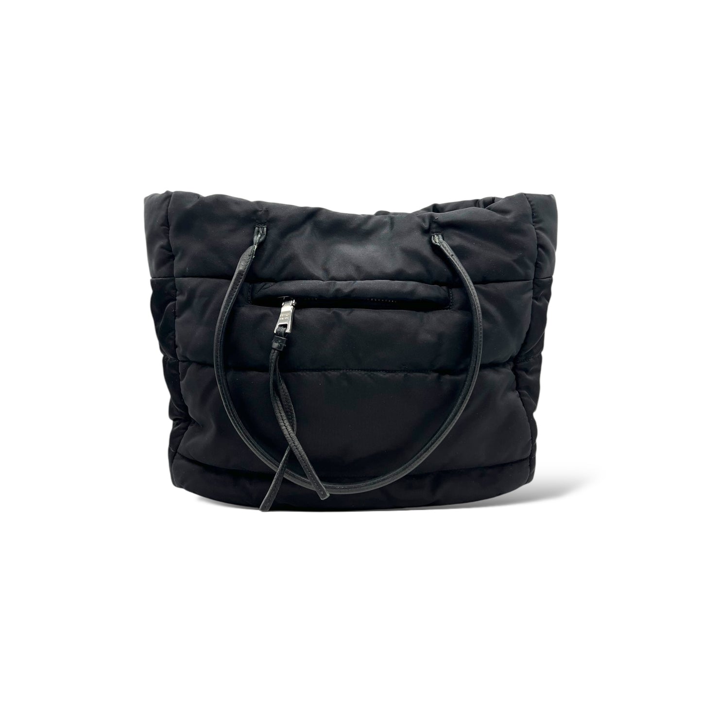 Prada Nylon Bomber Black Tote