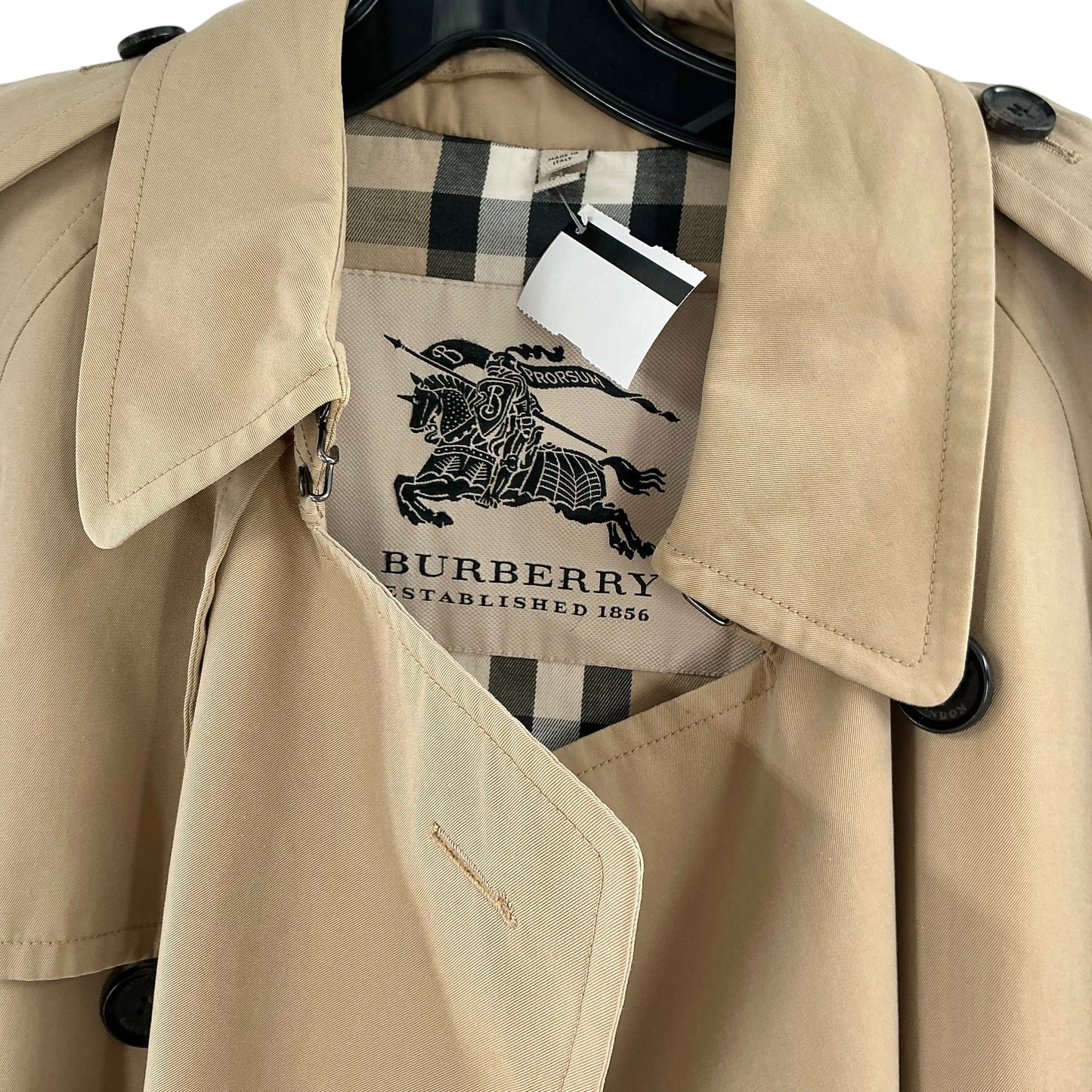 Burberry Vintage Double-Breasted Trench Coat