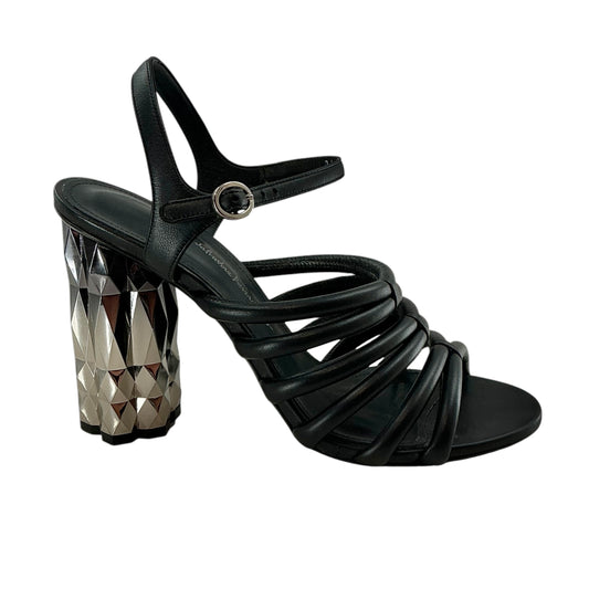Salvatore Ferragamo Amalia X5 Sculpted Block Heel Sandals