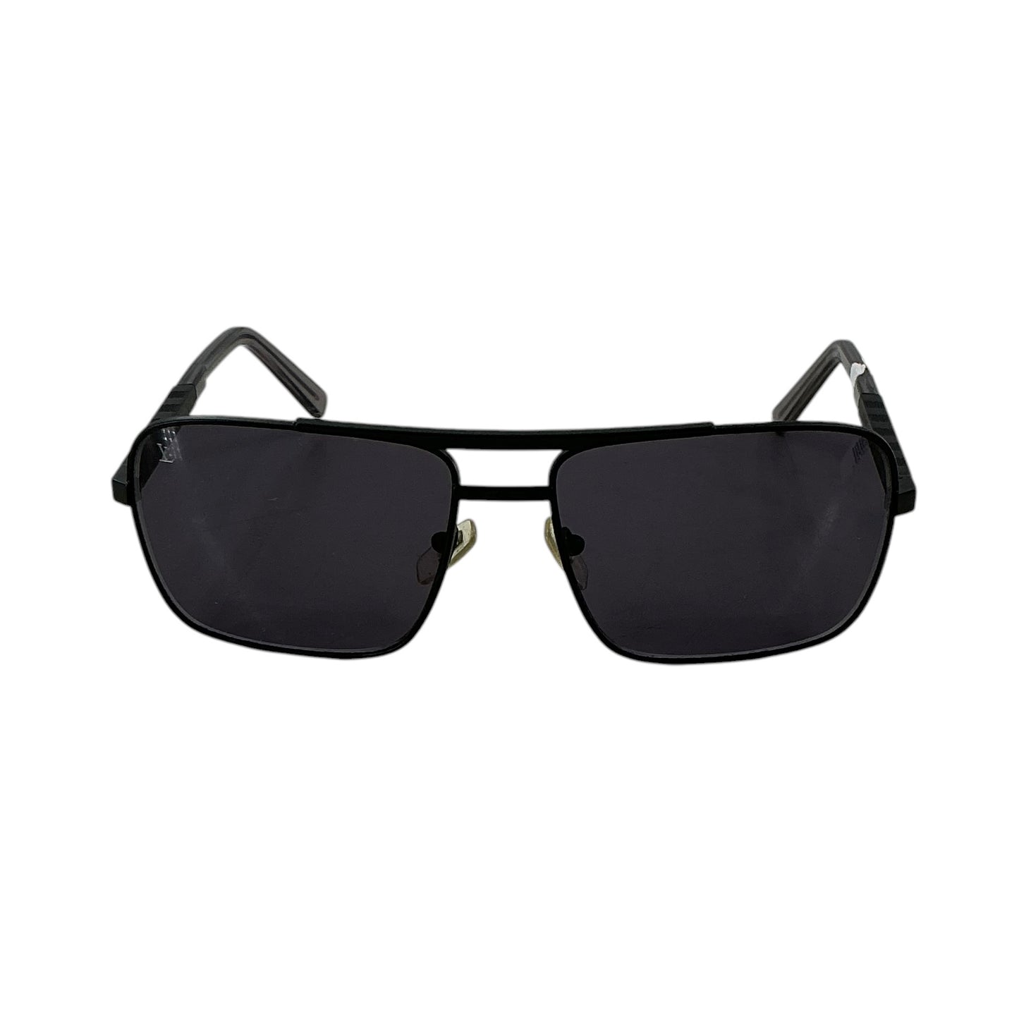 Louis Vuitton Attitude Black U Damier Square Aviator Sunglasses