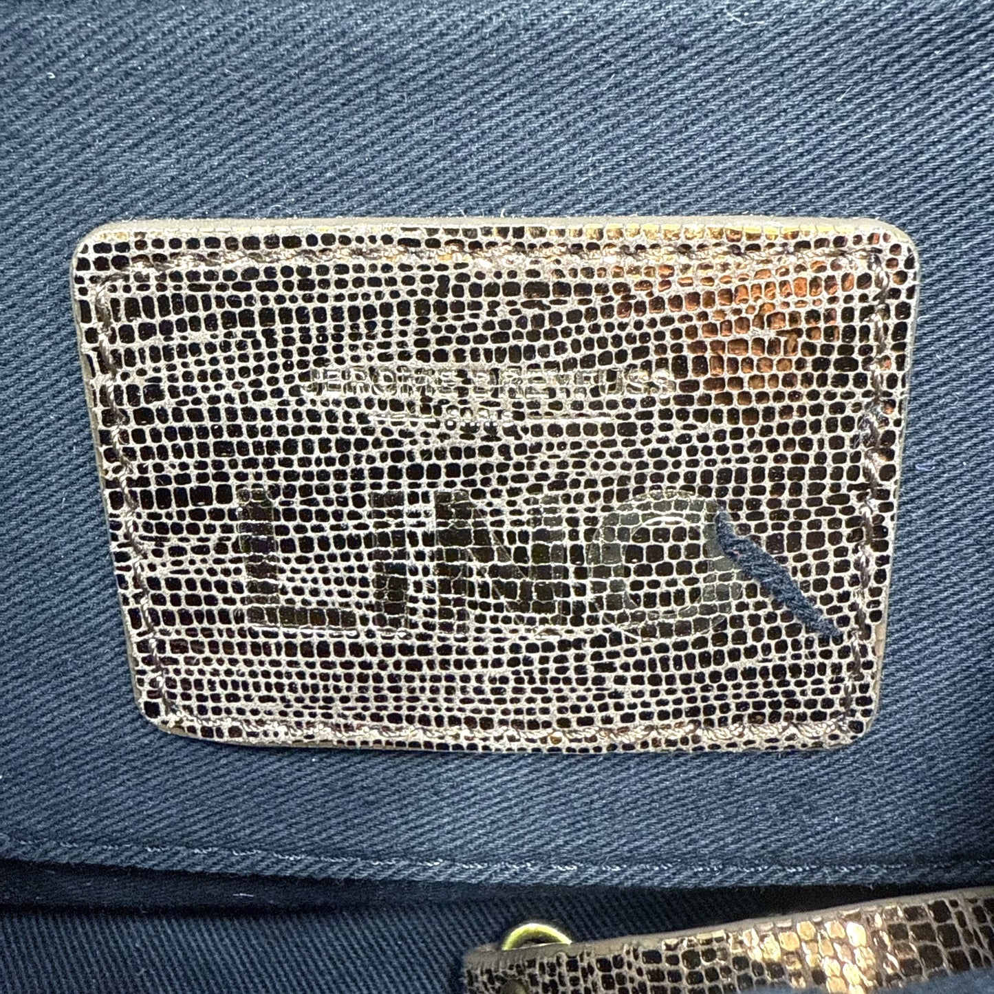 Jerome Dreyfuss Lino Lamé-Effect Metallic Belt Bag