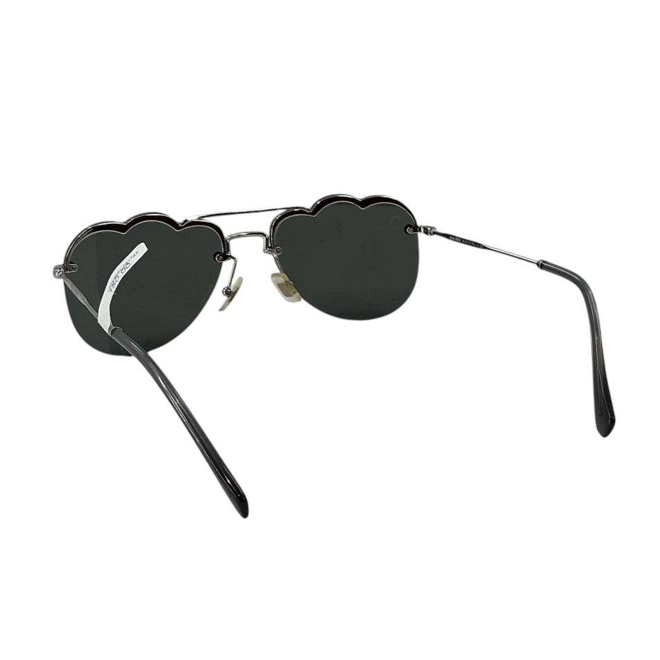 Miu Miu Noir "Cloud" Irregular Aviator Sunglasses - SMU56U