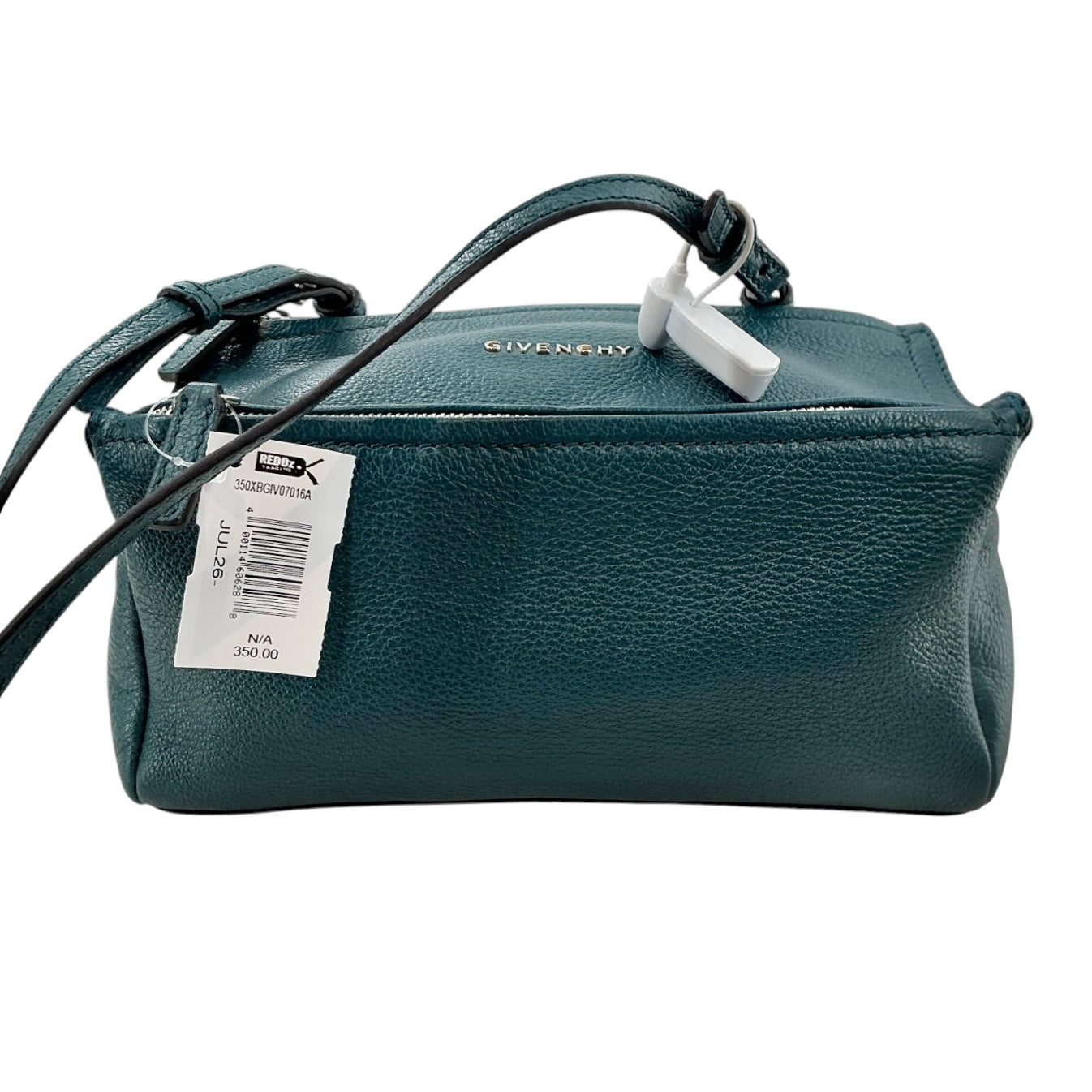 Givenchy Mini Pandora Crossbody Bag – Teal Grained Goatskin Leather