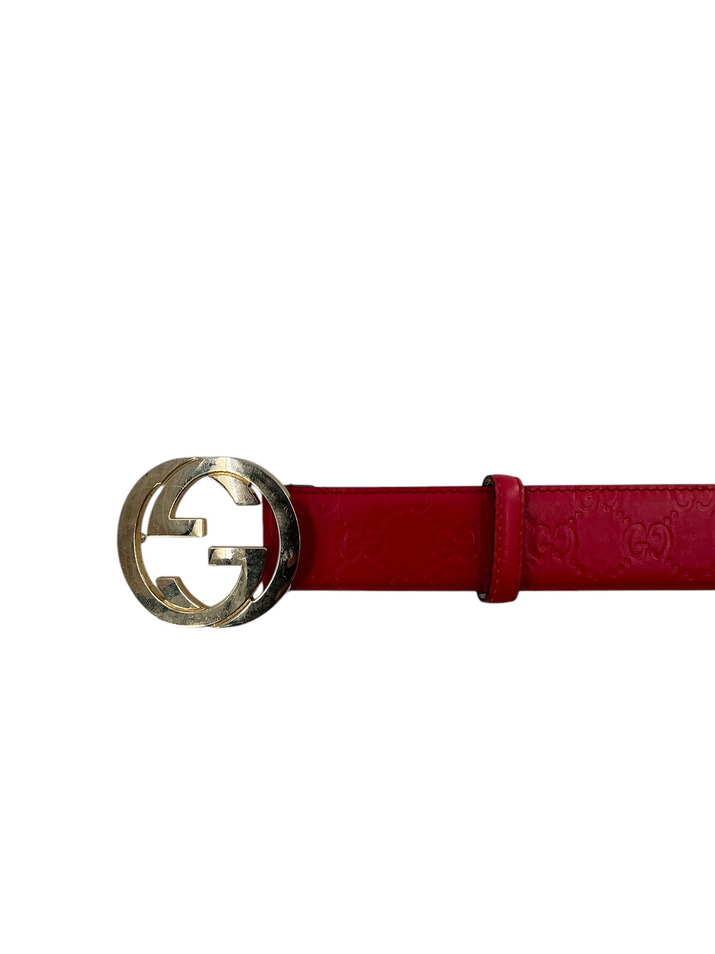 Gucci Double G Leather Belt