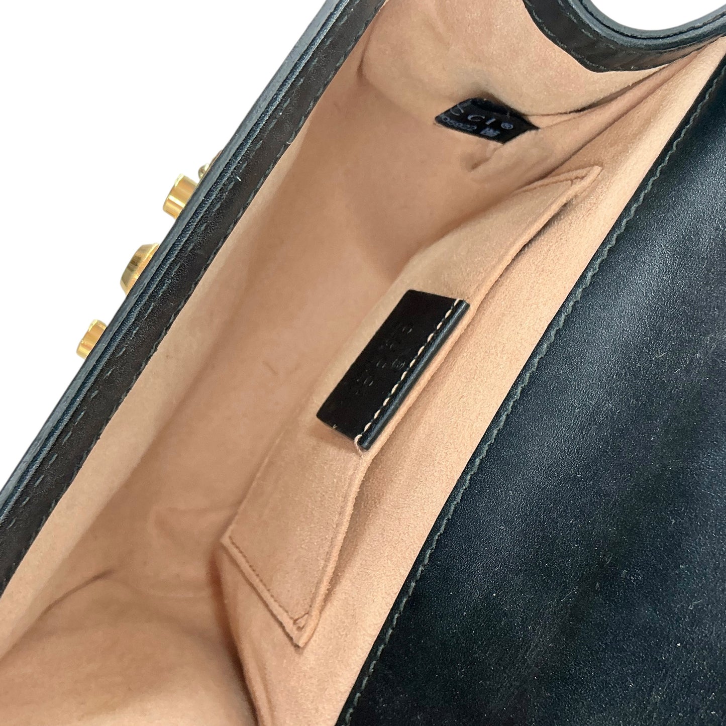 Gucci Padlock Small GG Signature Leather Shoulder Bag