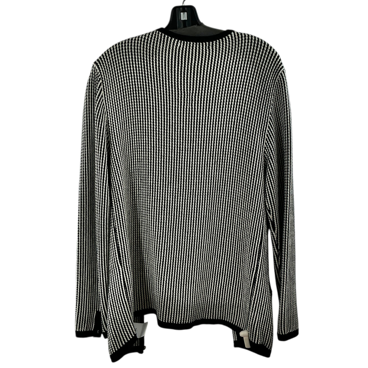 ANINE BING Dave Cardigan in Black & White Stripe