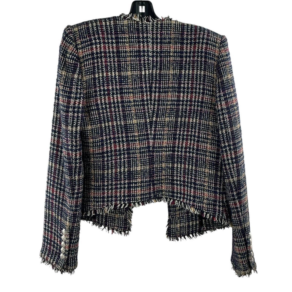 Veronica Beard Jerry Metallic Tweed Dickey Jacket