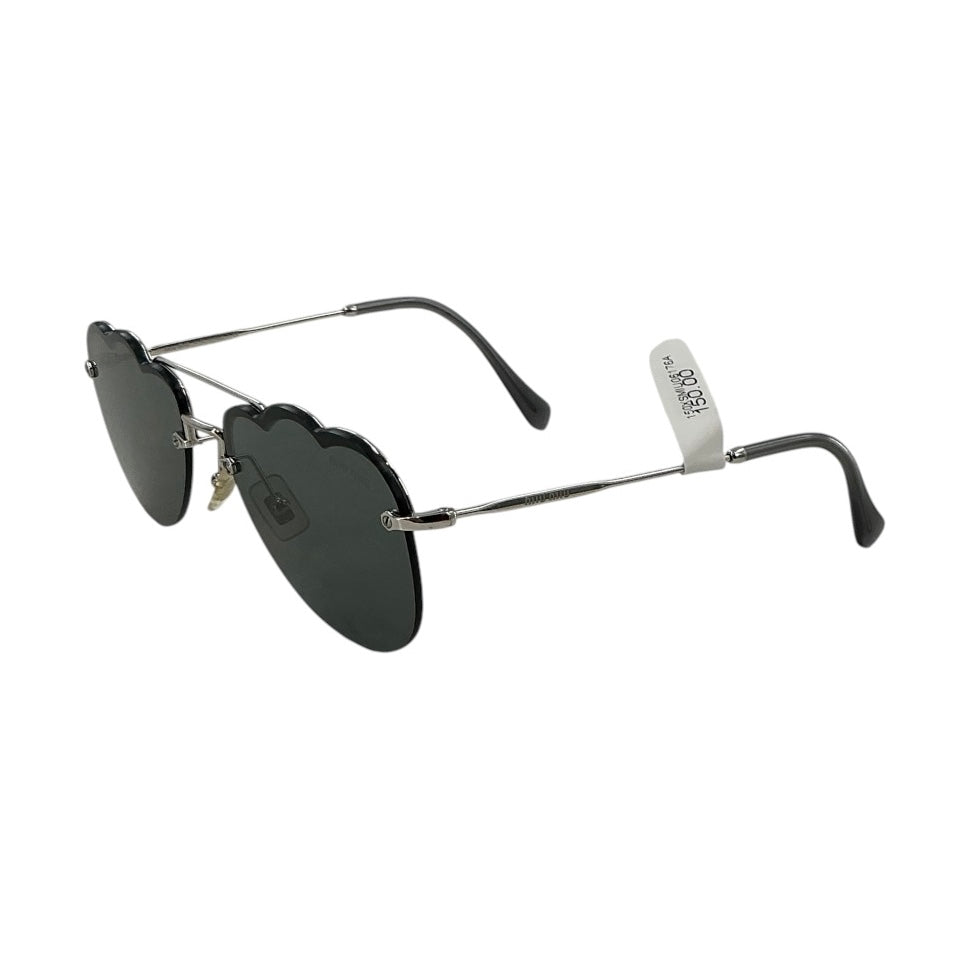 Miu Miu Noir "Cloud" Irregular Aviator Sunglasses - SMU56U