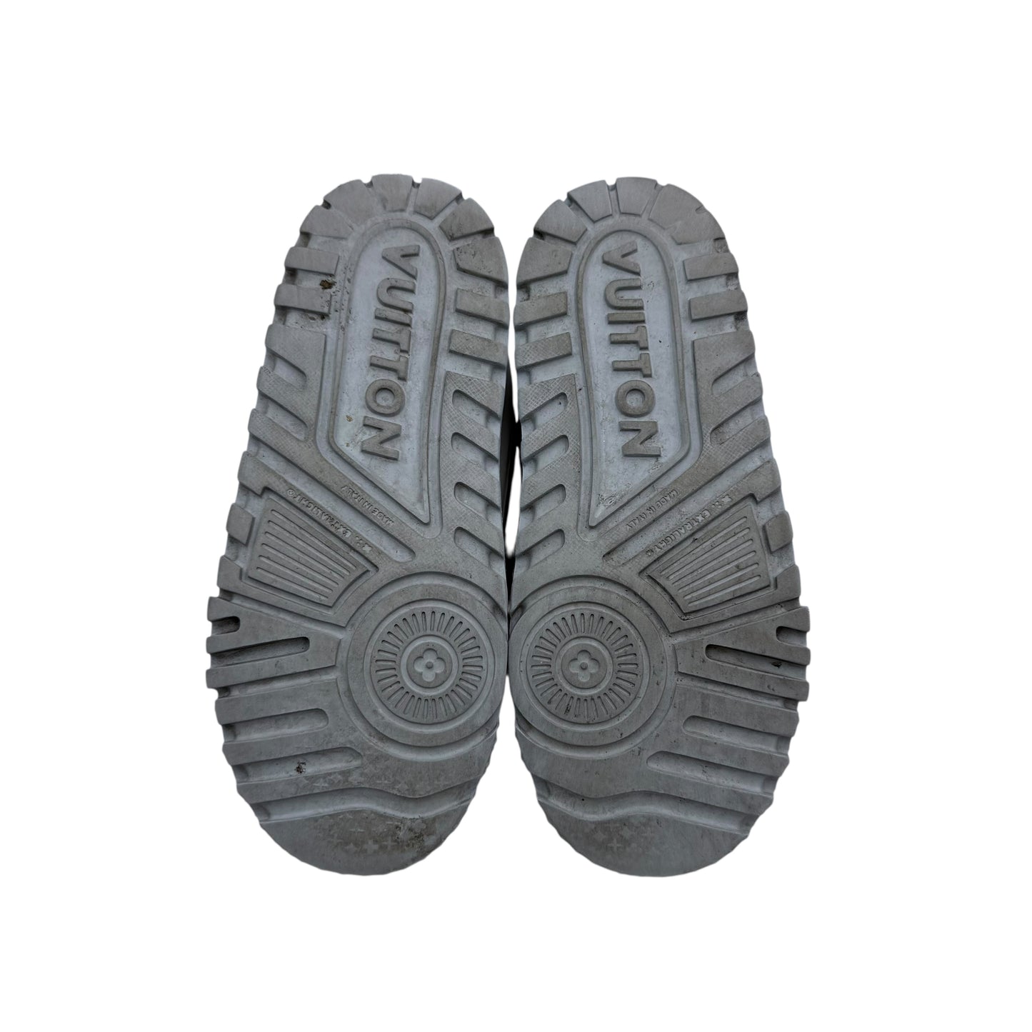 Louis Vuitton White Grey Multi Logo Trainer