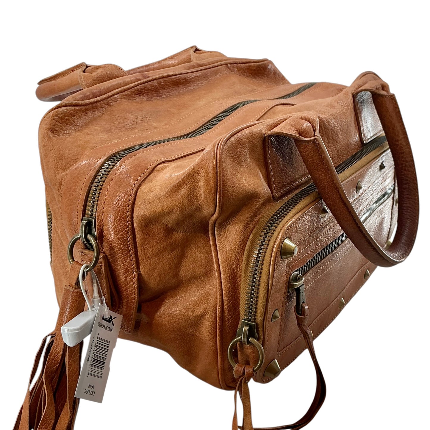 Chloé Brown Leather Utility Satchel Bag