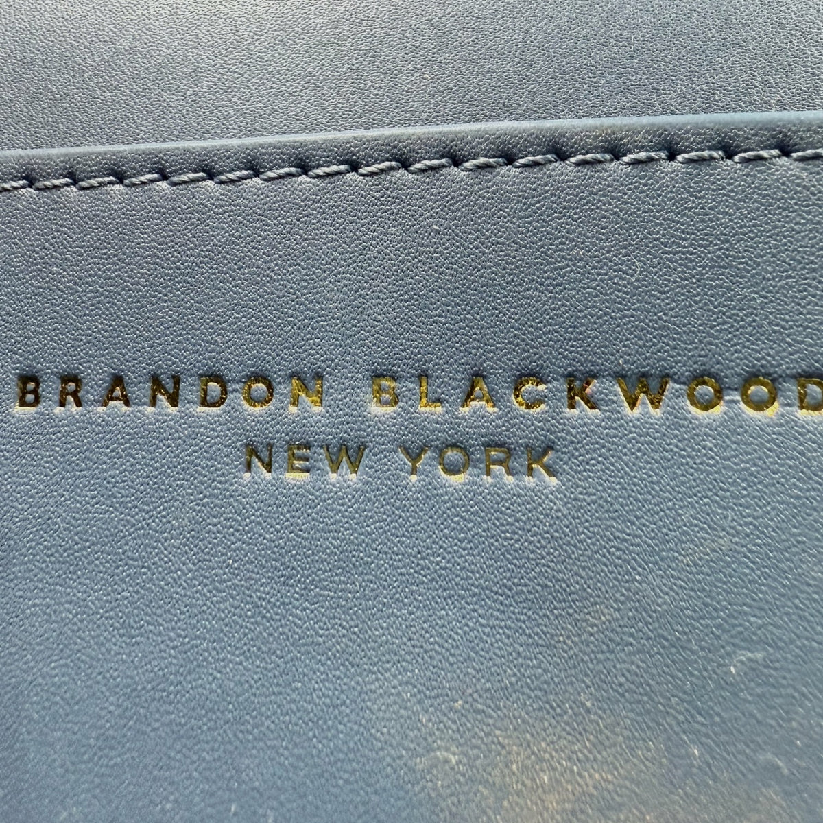Brandon Blackwood Nia Denim Shoulder Bag
