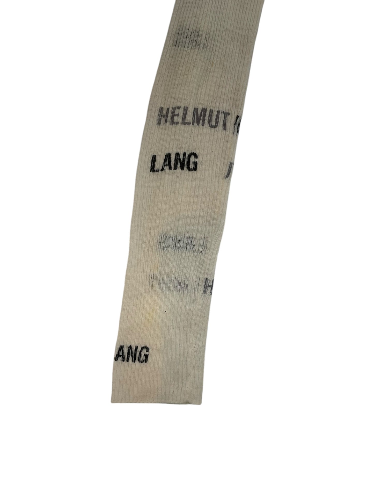 Helmut Lang Ribbed Wool Long Sleeve Womens Top