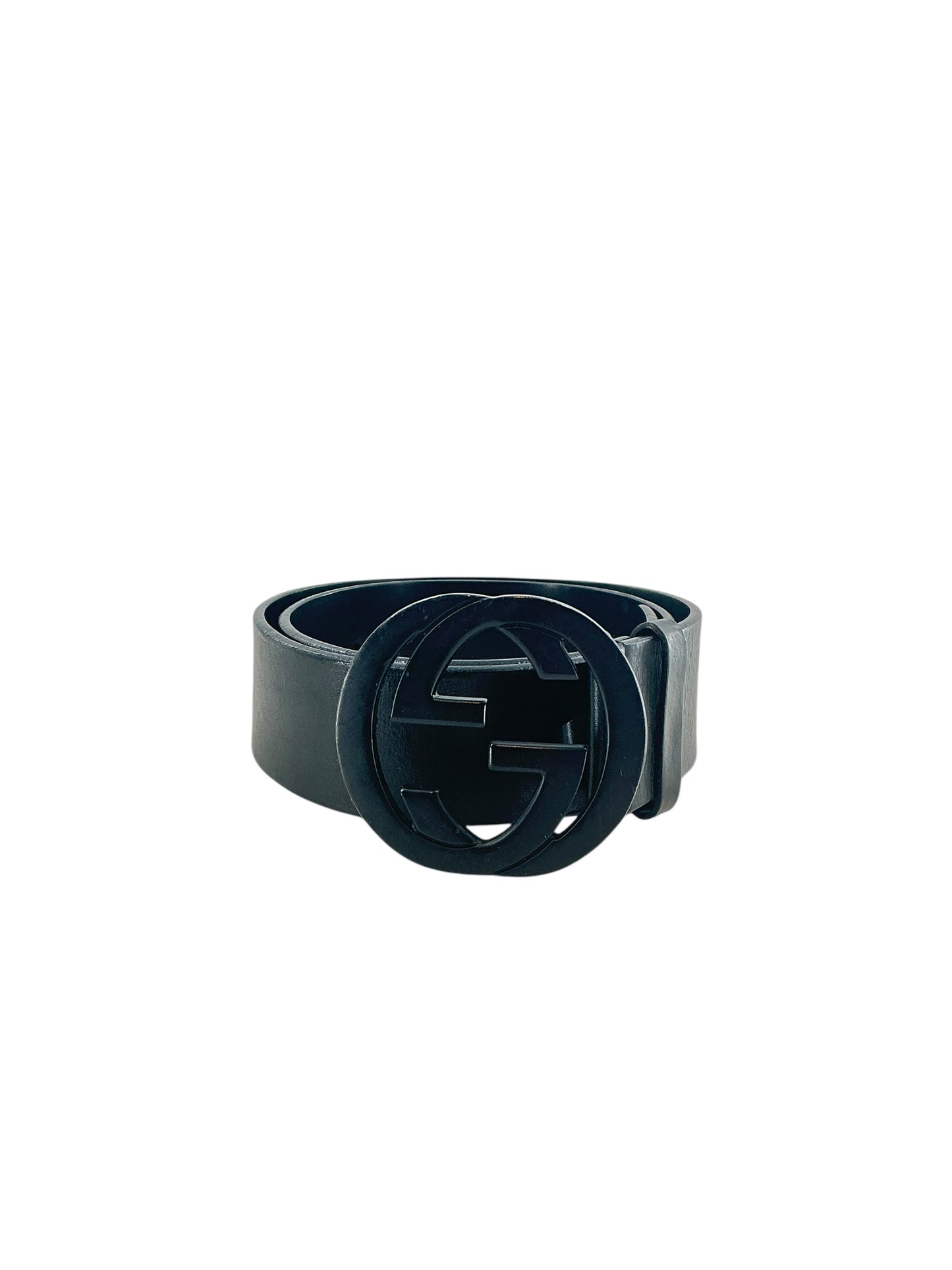 Gucci Double G Leather Belt