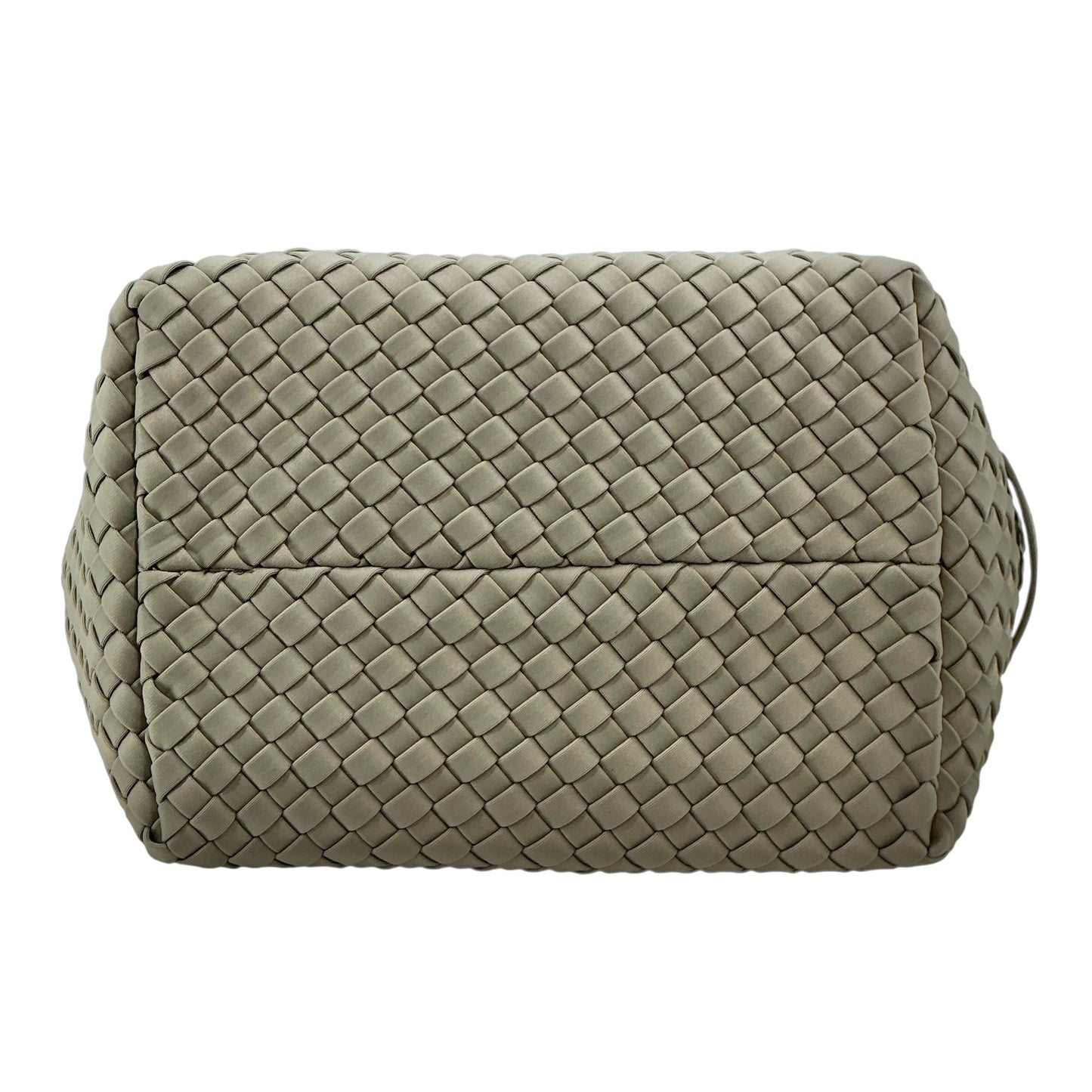 NAGHEDI St. Barths Medium Handwoven Neoprene Tote Bag - Grey