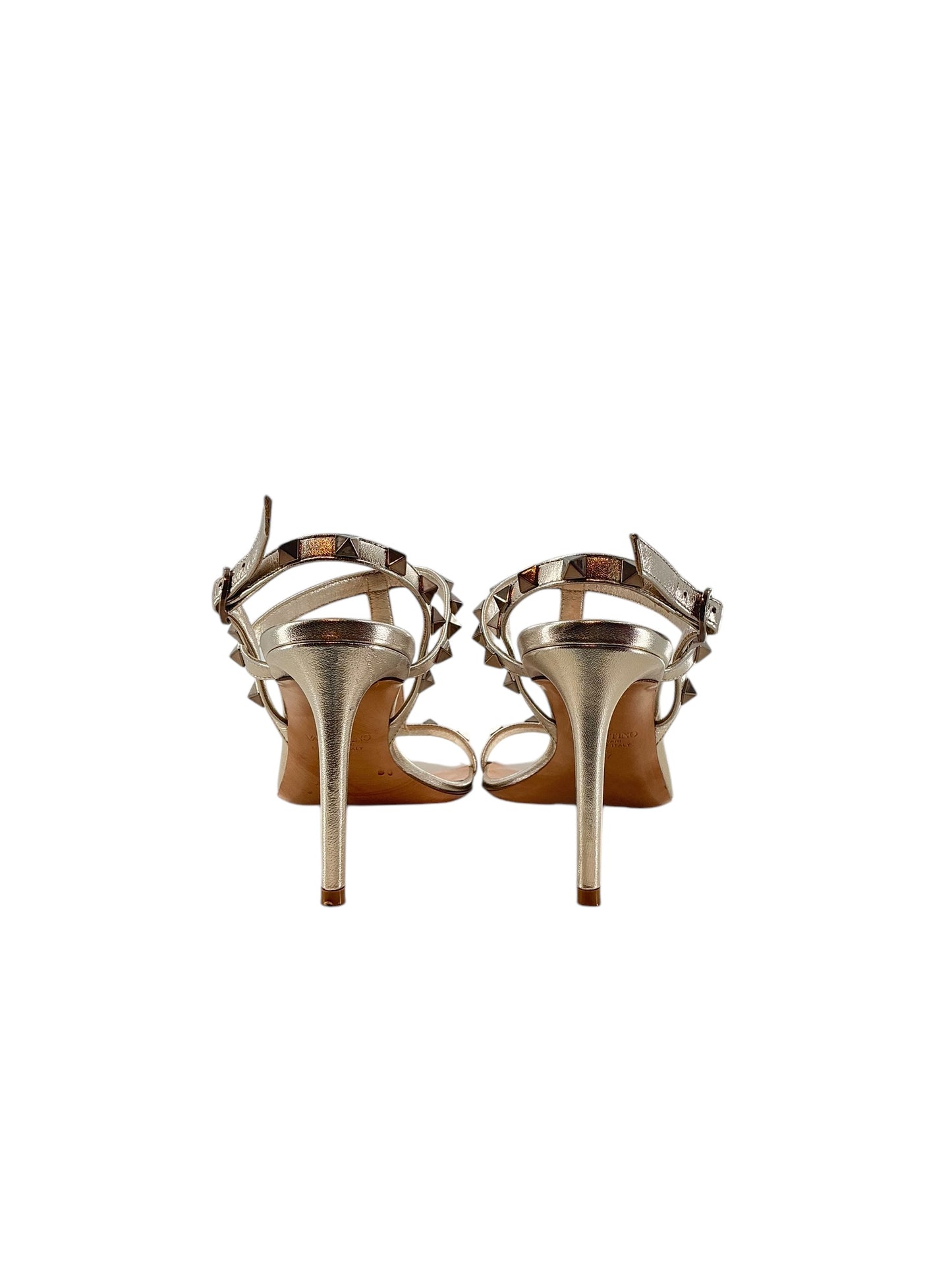 Valentino Rockstud T-Strap Sandals