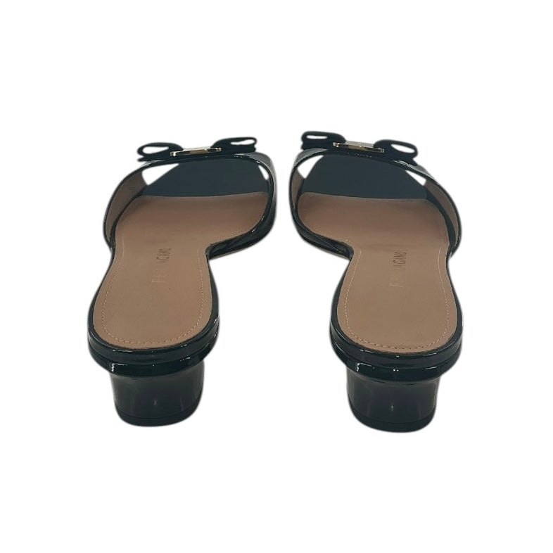 Ferragamo Vanilla Bow Slide Sandals