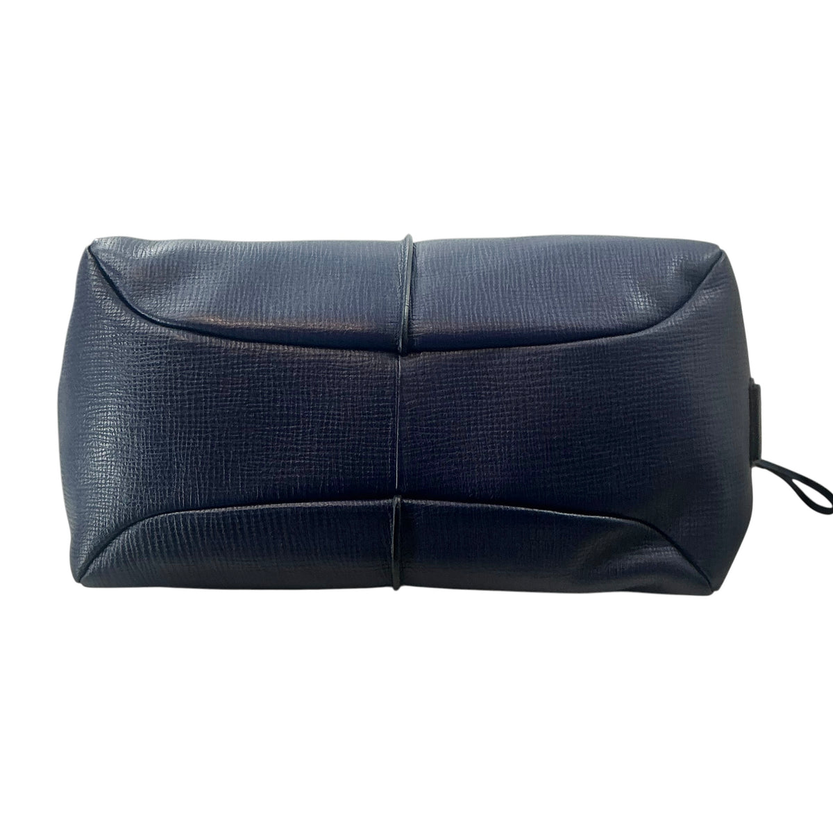 Tod's D-Styling Medium Bauletto Navy Blue Leather Satchel Tote Bag