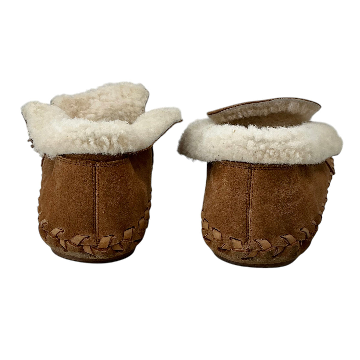 Celine Suede Tassel Accents Moccasins