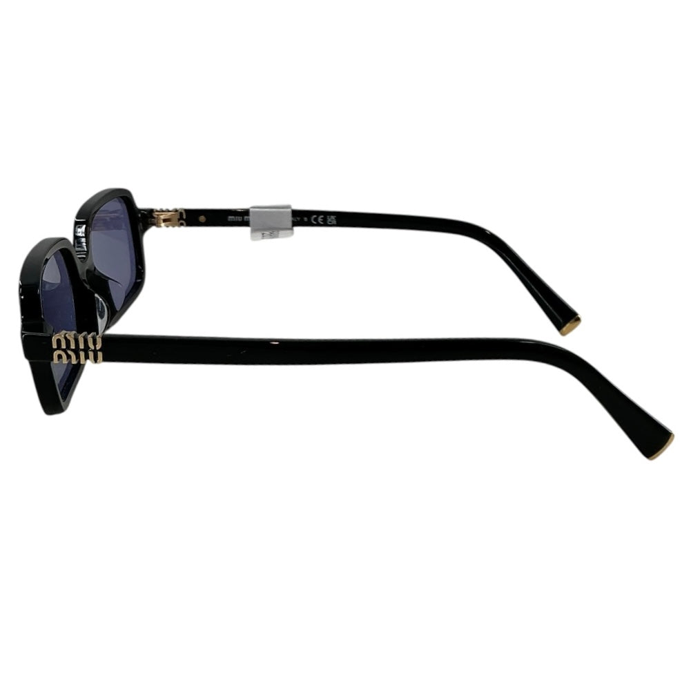 Miu Miu Regard Rectangular Acetate Sunglasses - Black