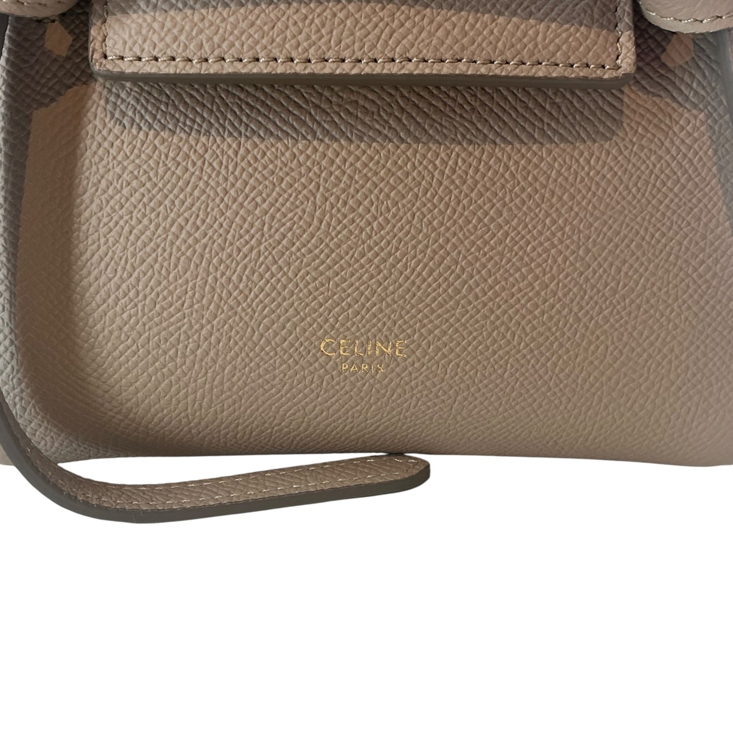 Celine Pico Bag in Light Taupe Grained Calfskin