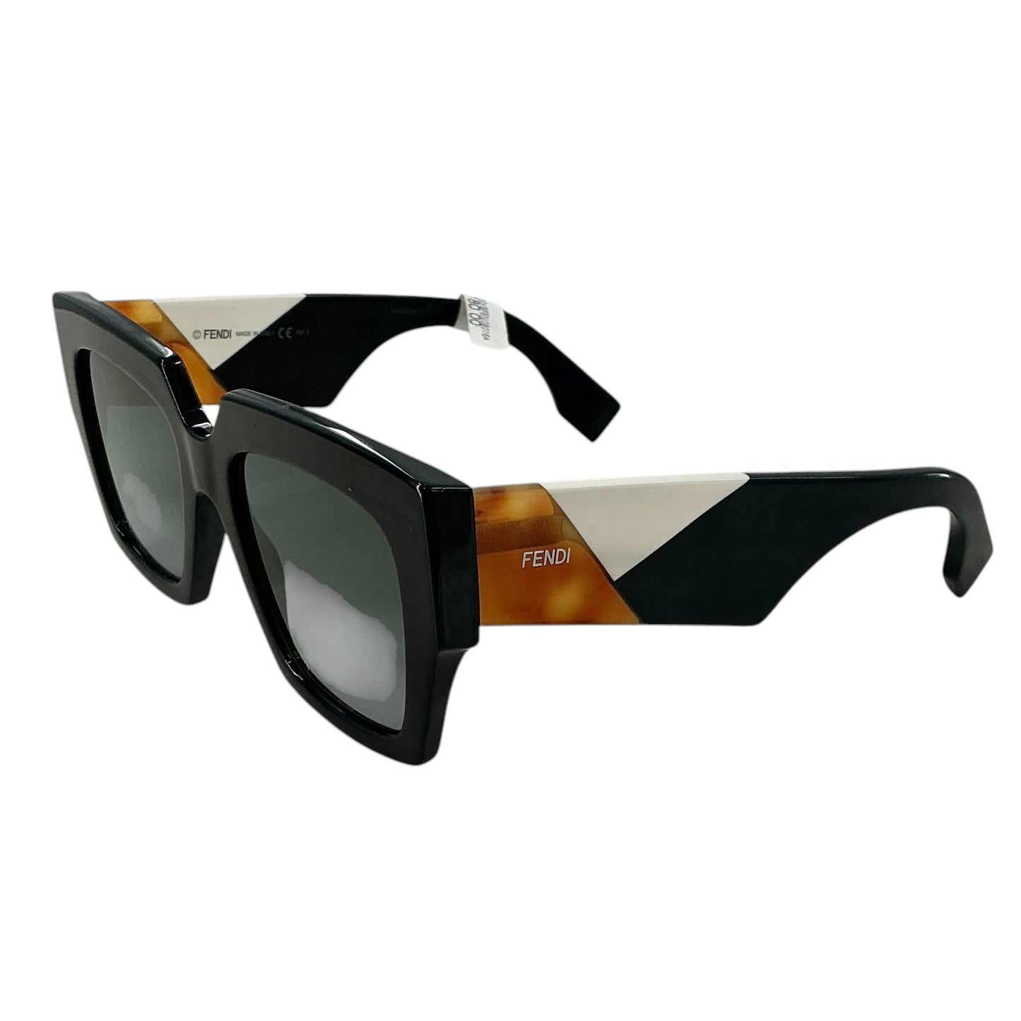Fendi FF 0263/S Facets Bold Geometric Block Square Sunglasses
