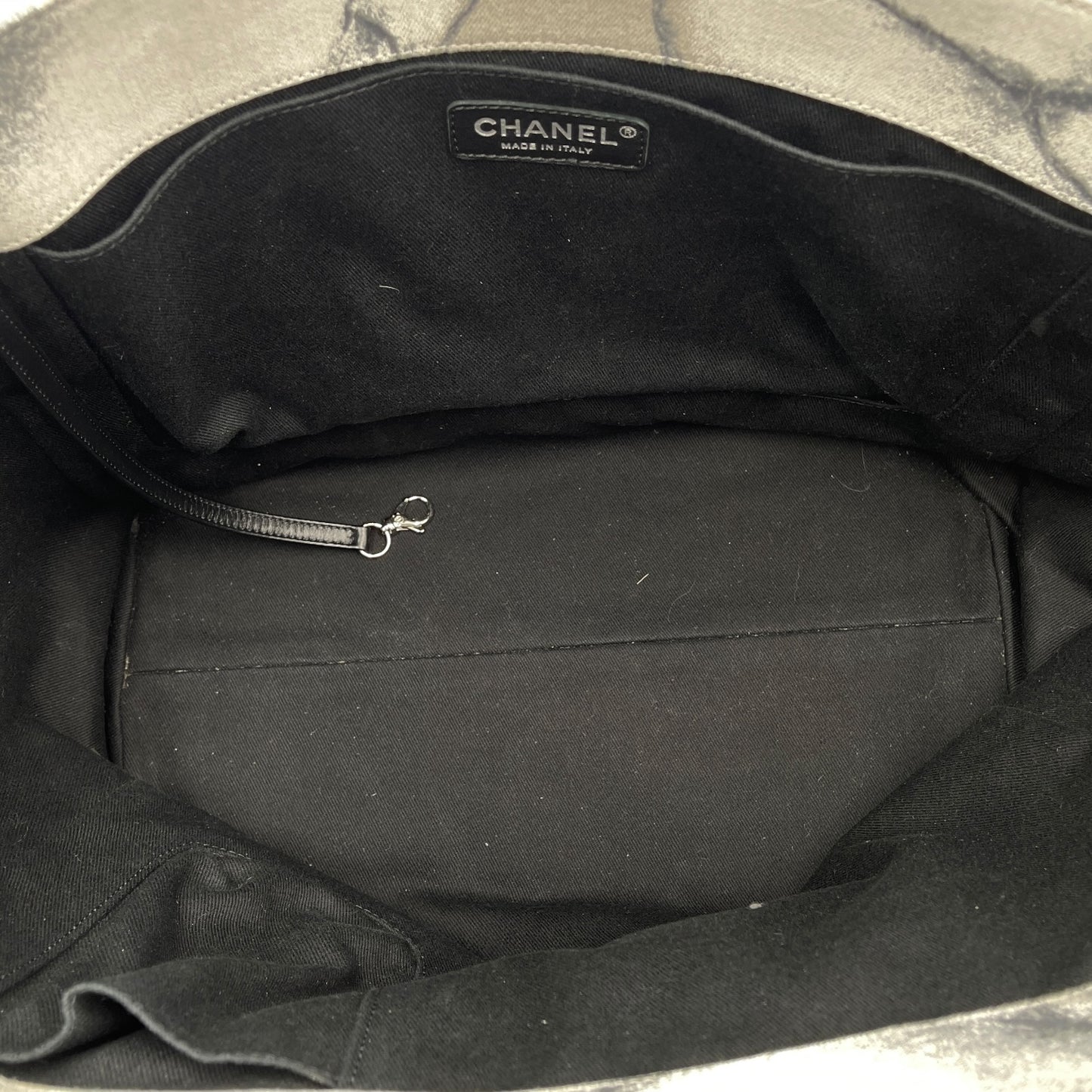Chanel Camellia Canvas Tote
