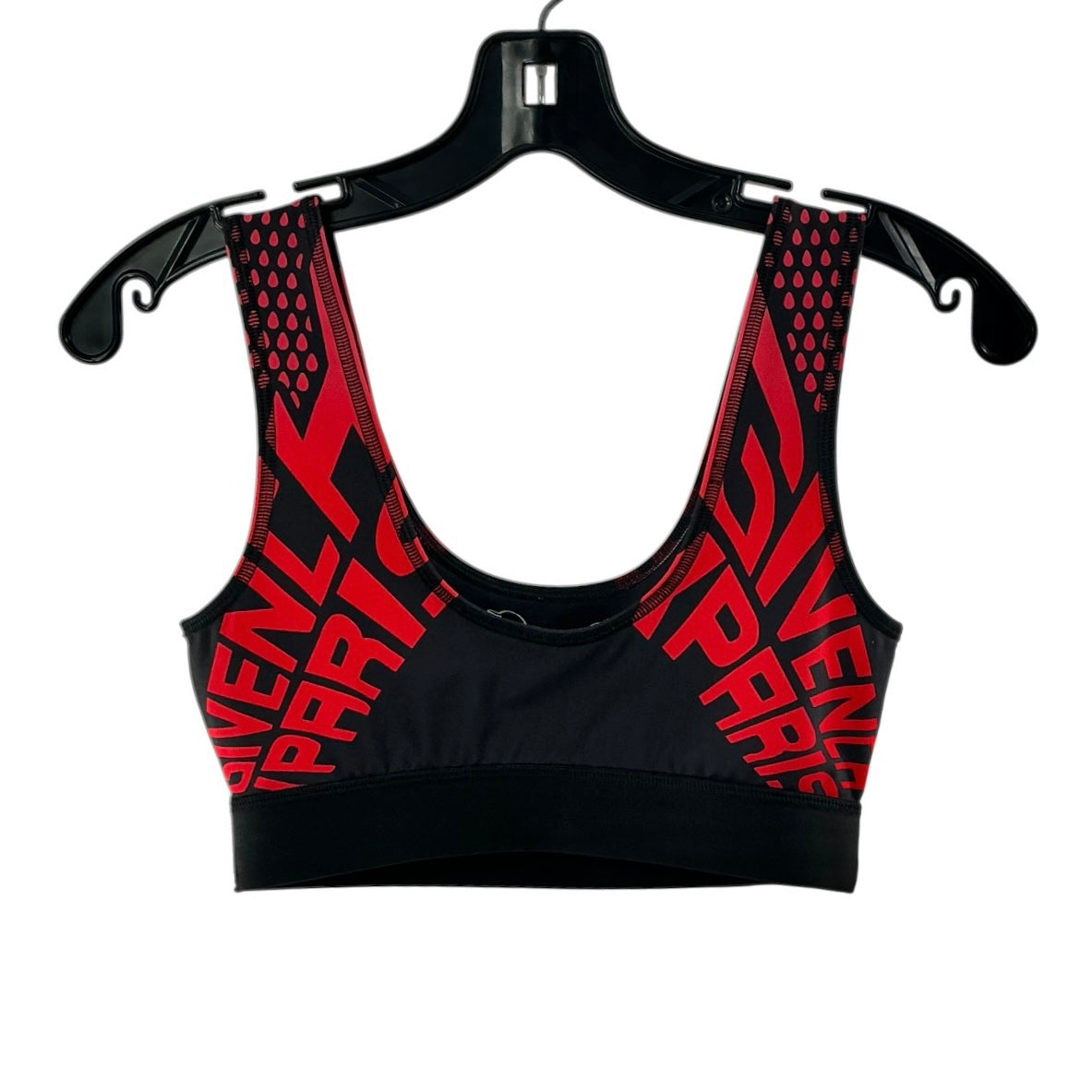 Givenchy Paris Graphic Logo Sports Bra Top