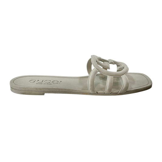 Gucci Interlocking G Rubber Slide Sandal
