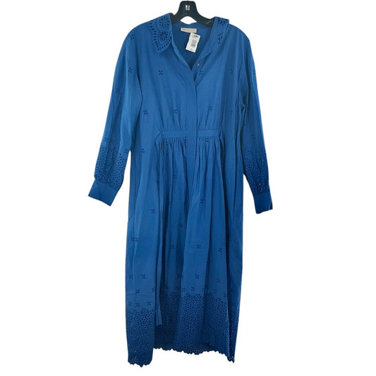 Ulla Johnson Adette Eyelet Midi Shirt Dress