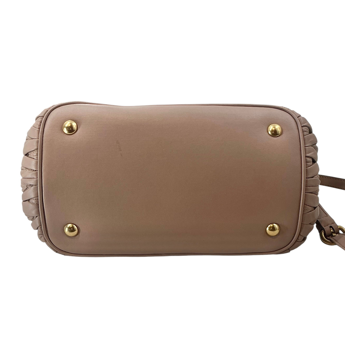 Miu Miu Cammeo Matelassé Gaufre Leather 2-Way Shoulder Bag