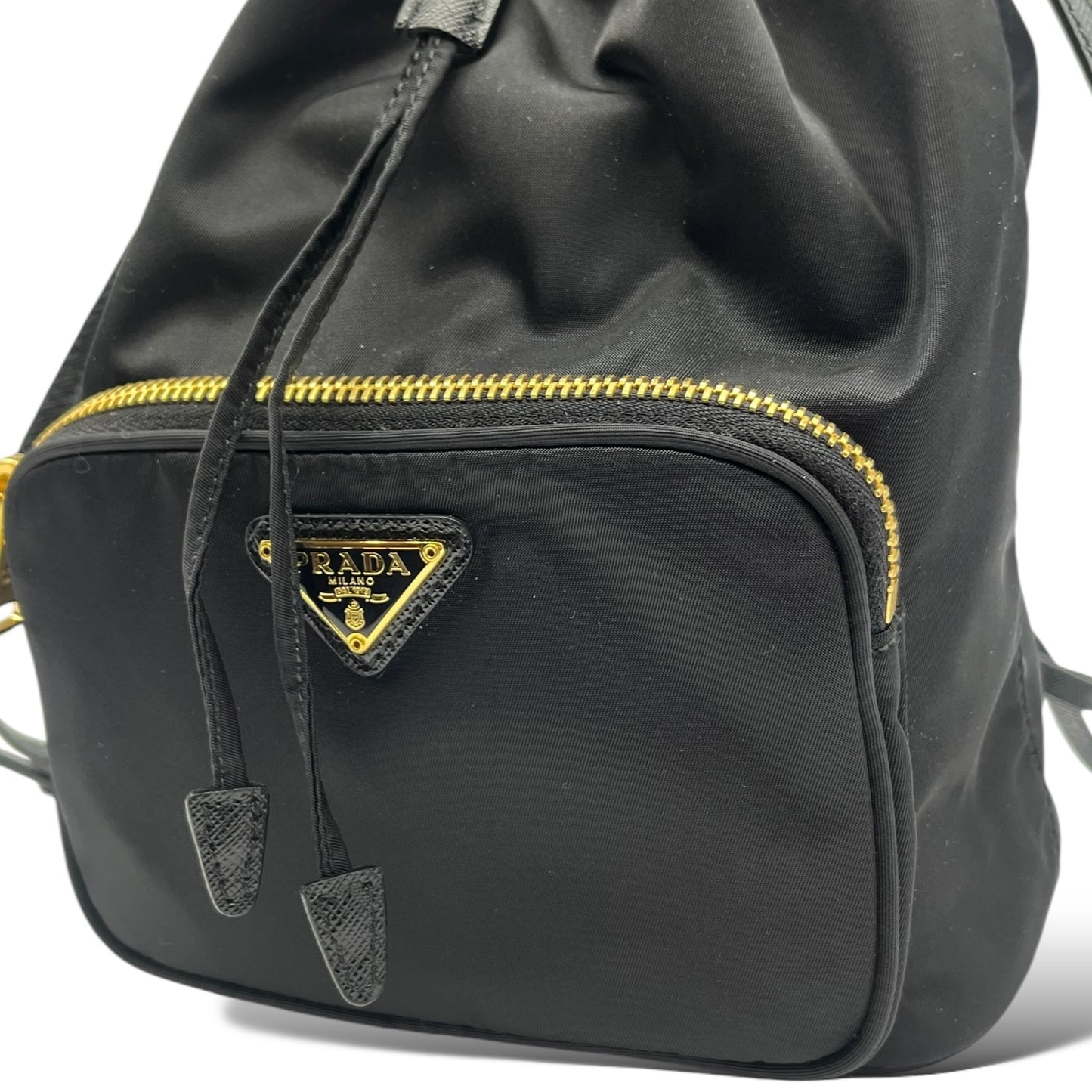 Prada Re-Nylon Duet Drawstring Shoulder Bag