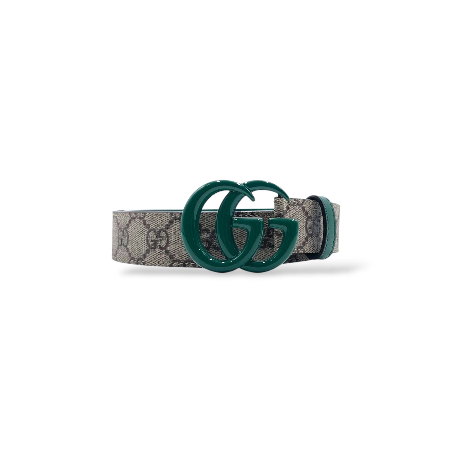 Gucci Green Buckle Belt 80/32