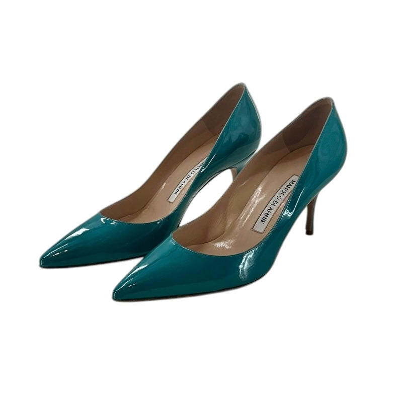 Manolo Blahnik BB Pointed-Toe Patent Leather Pumps