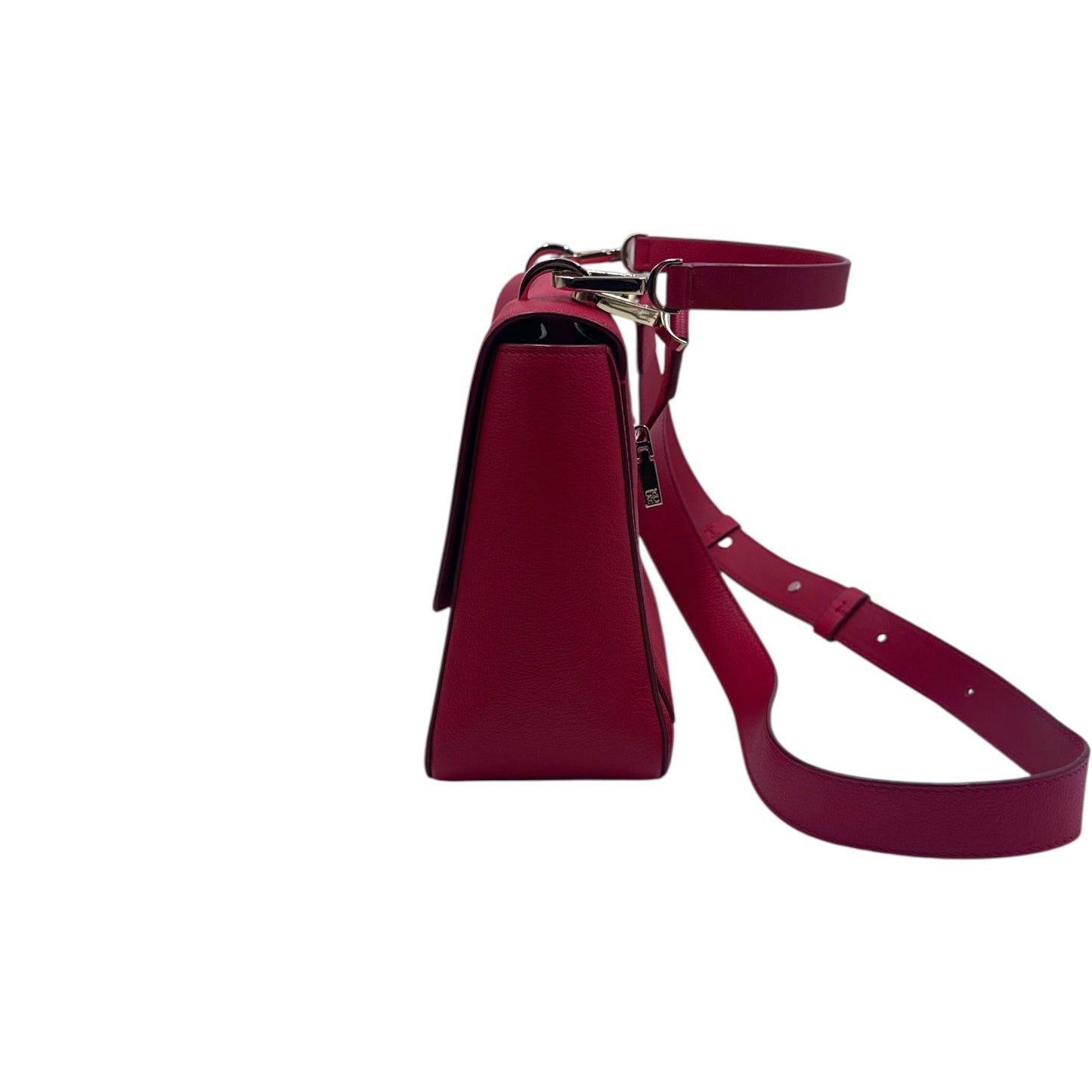Carolina Herrera Initials Insignia Leather Shoulder Bag