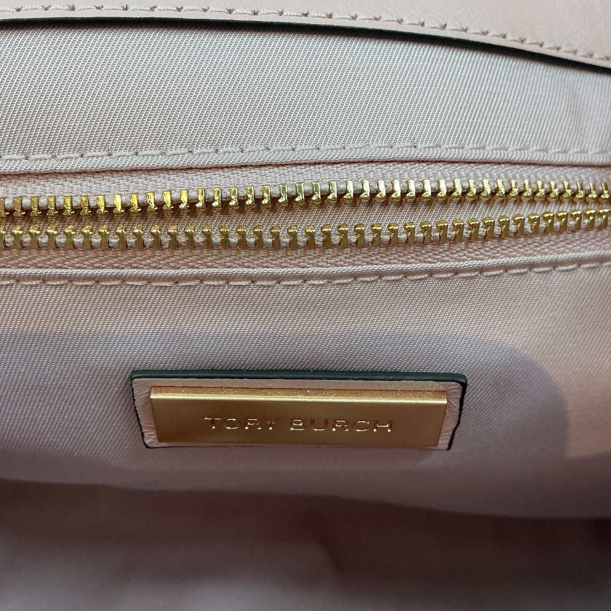 Tory Burch Fleming Medium Quilted Leather Flap Crossbody Purse - Light Pink