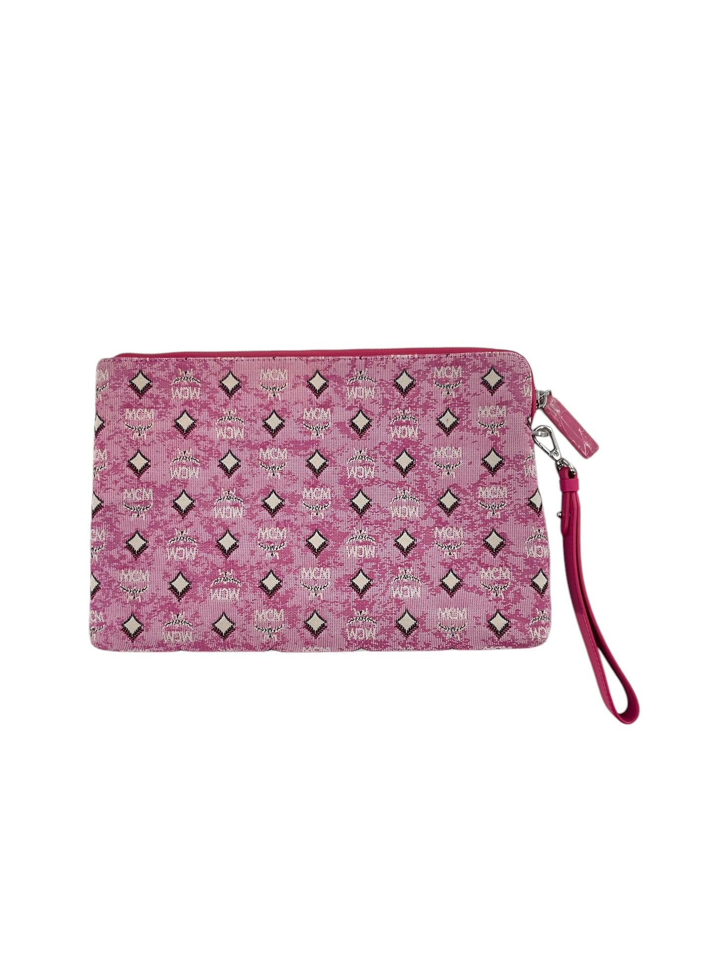 MCM Pink Denim Clutch