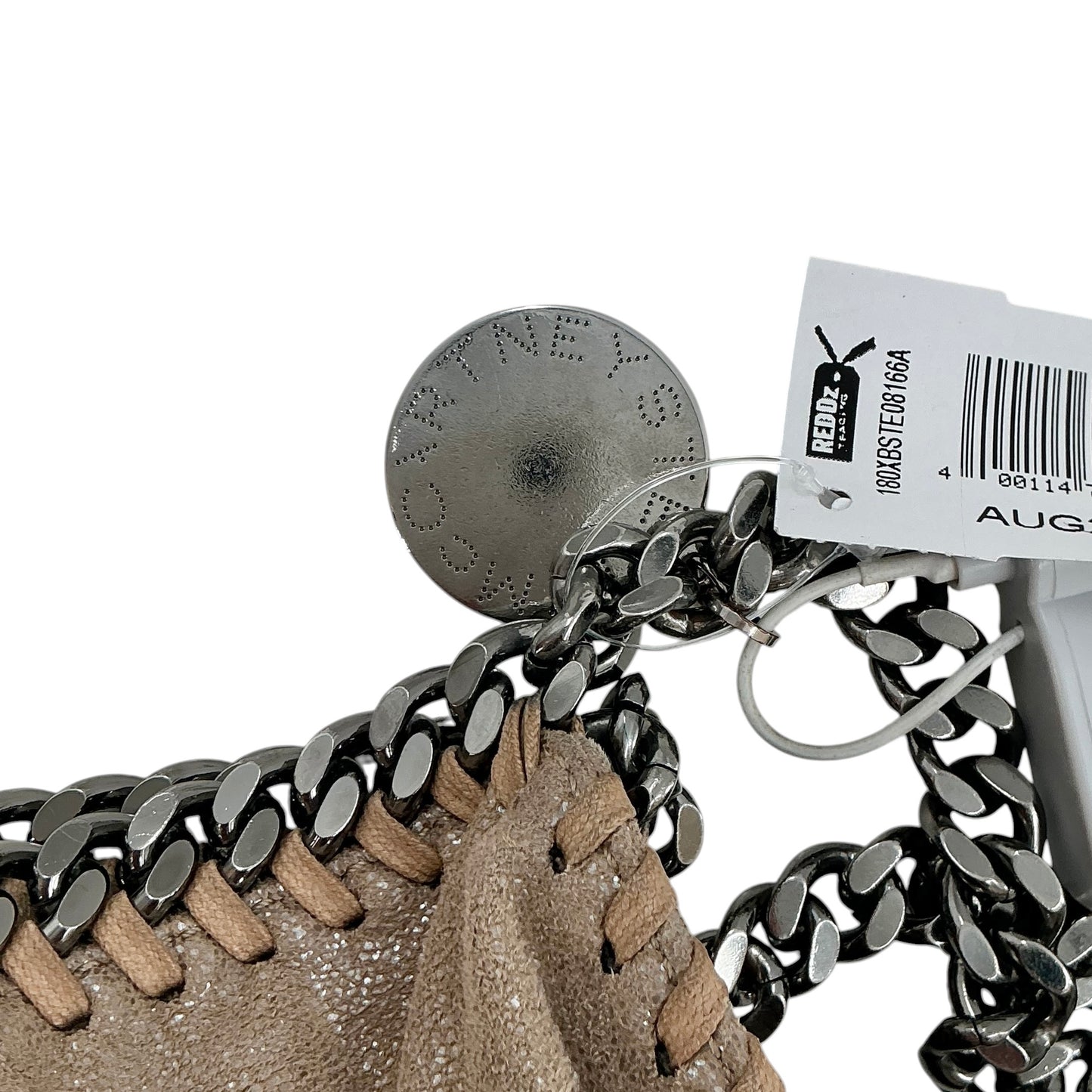 Stella McCartney Falabella Fold-Over Tote Bag – Taupe Shaggy Deer