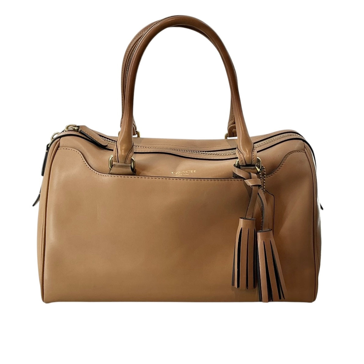 Coach Legacy Haley Satchel in Camel Leather