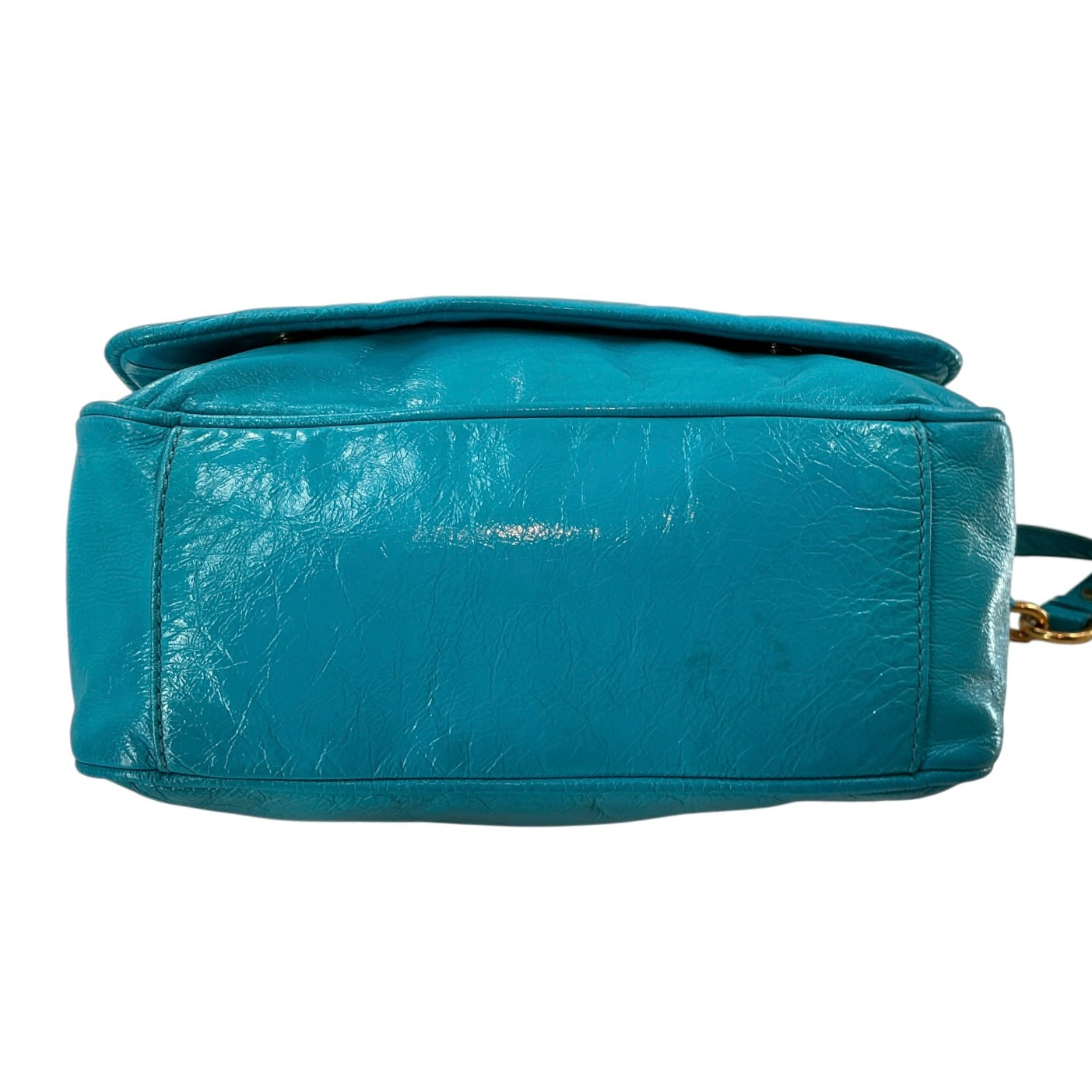 Marc by Marc Jacobs "Too Hot to Handle" Teal Leather Crossbody Bag