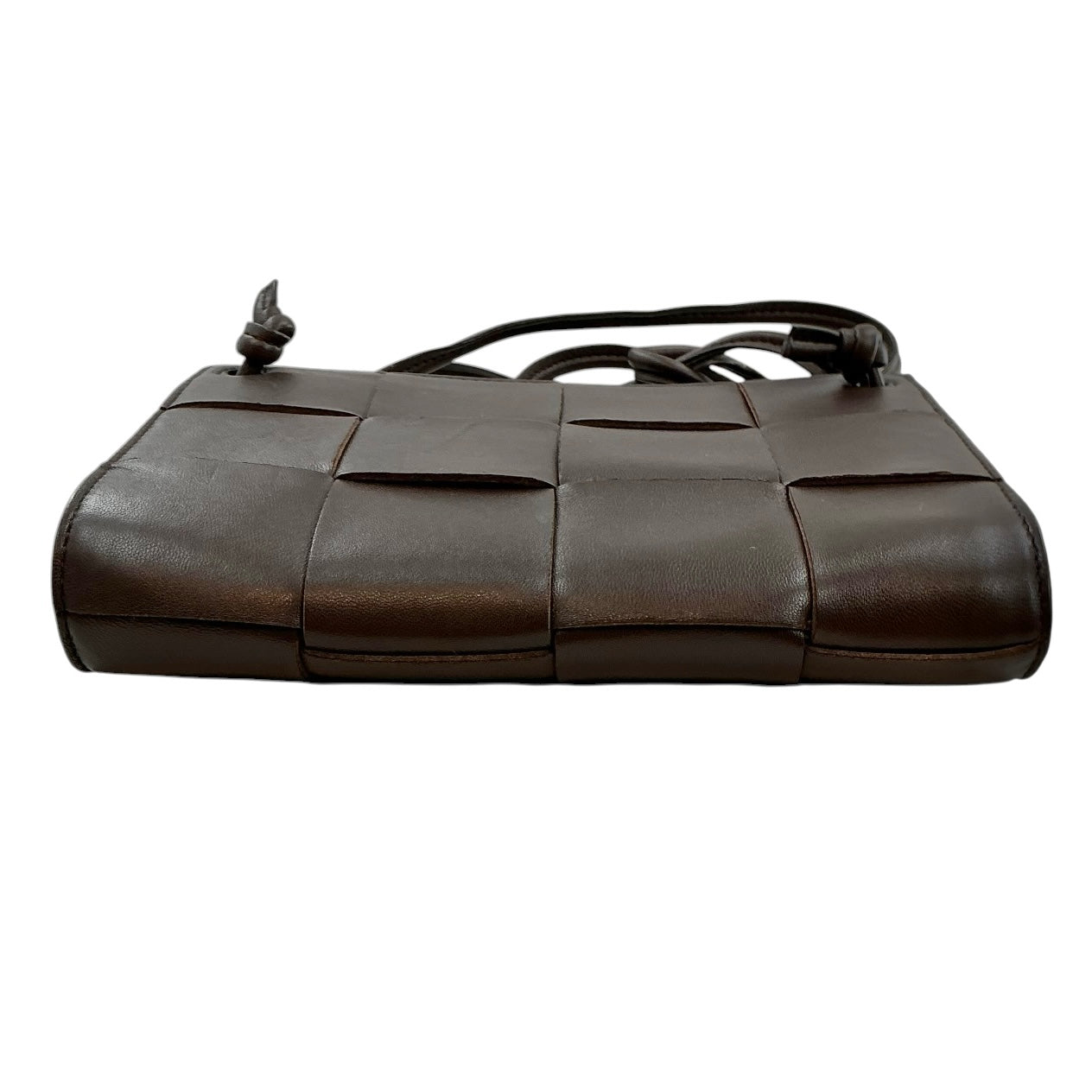 Bottega Veneta Lambskin Maxi Intrecciato Mini Cassette Crossbody Pouch