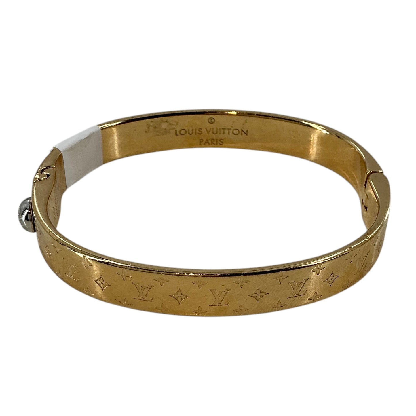 Louis Vuitton Nanogram Rigid Cuff Bracelet - Gold-Plated Brass